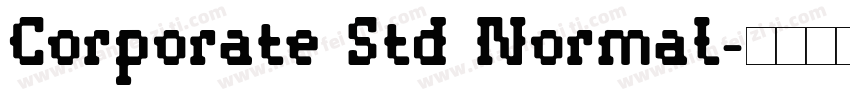 Corporate Std Normal字体转换